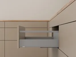 MERIVOBOX Frontauszug Höhe E mit Reling
