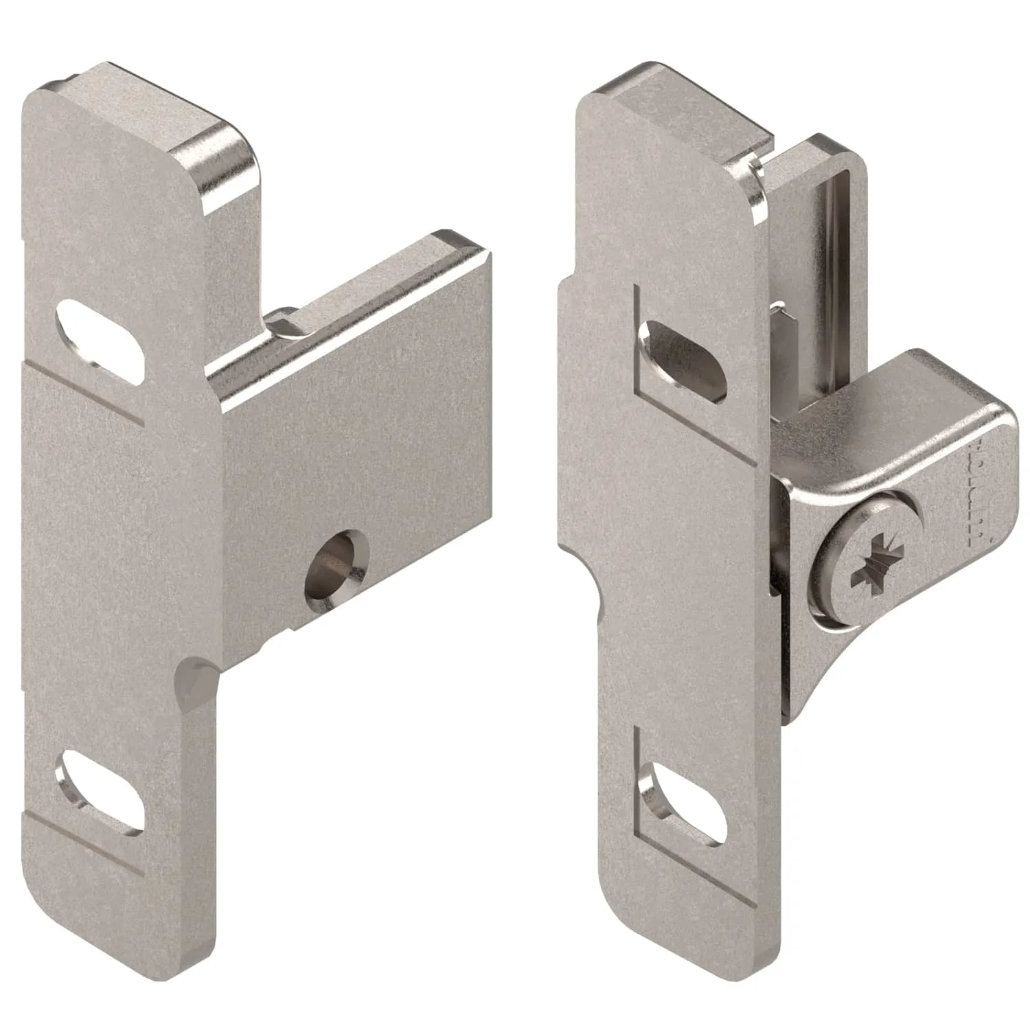 Blum METABOX Standard-Frontbefestigung ZSF.151 für Höhe N, Schraubversion, linke und rechte Seite