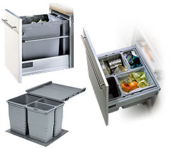 Abfallsystem für Auszüge