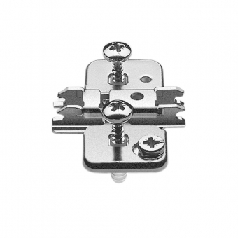 174H7130E Exzenter-Kreuzmontageplatte + Schraube Höhe 11,5 mm 174H7130E Distanz 3 mm