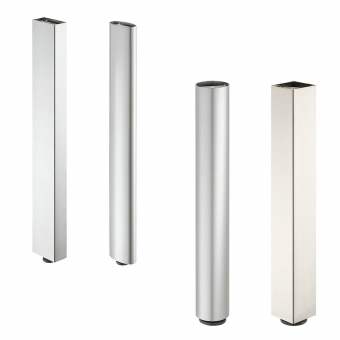 Tischbeine, Stahl verschiedene Formen H 705 mm 