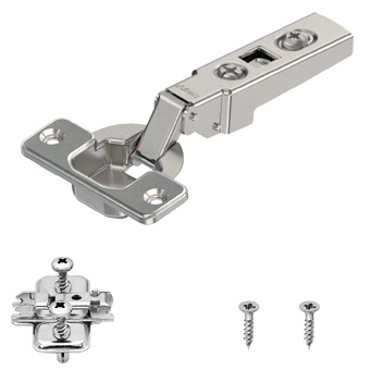 Blum 70.255 CLIP Scharnier 71M2550 plus Montageplatte Scharnier +Montageplatte + Schrauben 