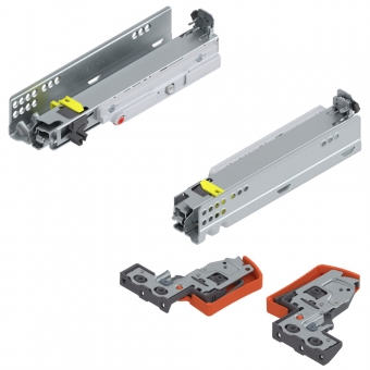 Movento Vollauszug 40 kg + Tip-On NL 250 mm 760H2500T 40 kg 250 mm