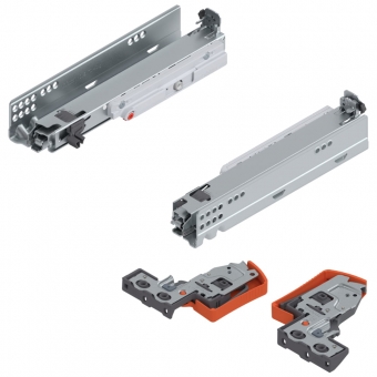 Movento Vollauszug 40 kg + Tip-On NL 270 mm 760H2700T 40 kg 270 mm