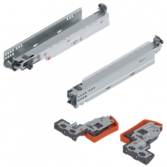Movento Vollauszug 40 kg + Tip-On NL 350 mm 760H3500T 40 kg 350 mm