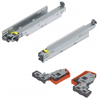 Movento Vollauszug 40 kg + Tip-On NL 380 mm 760H3800T 40 kg 380 mm