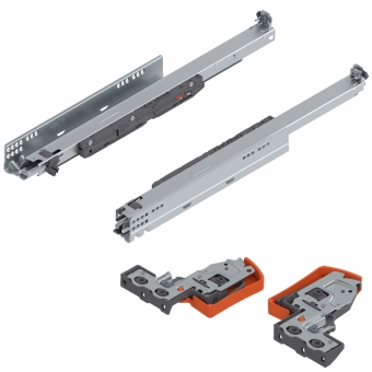 760H5200S Blum Movento Vollauszug Blumotion S, 40 kg - NL 520 mm