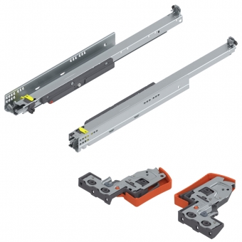 Movento Vollauszug 40 kg + Tip-On NL 600 mm 760H6000T 40 kg 600 mm