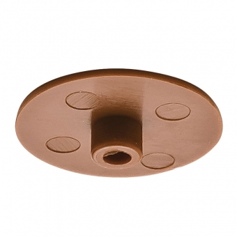Abdeckkappe braun für Holzdicke 16-29 mm Kunststoffkappe Minifix 15 braun