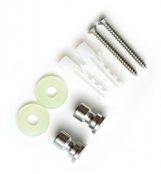 Kit 5 intern für Stossgriffe Ø 20 mm Bausatz Wand Befestigungskit Wandmontage, Ø 20