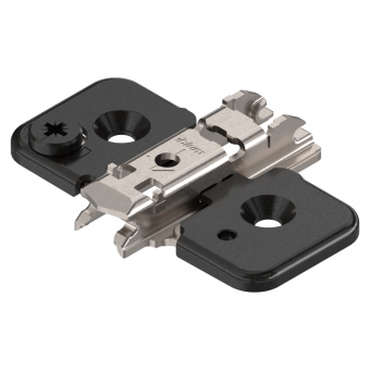 173H71 CLIP top Exzenter-Kreuzmontageplatte, onyxschwarz 