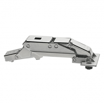 CLIP top Scharnier für dünne Türen 110 Grad - ohne Feder 70T453T.TL ab 8 mm Türdicke, TIP-ON geeignet / Expando T - NI