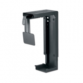 PC-Halterung höhen- / breitenverstellbar, schwarz CPU-Halter schw., H 307-532 mm / B 78-220 mm