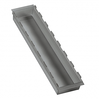 cuisio-Einzelschale 100er, graphit-transluzent 100er cuisio Schale graphit, B 103 / L 473 mm