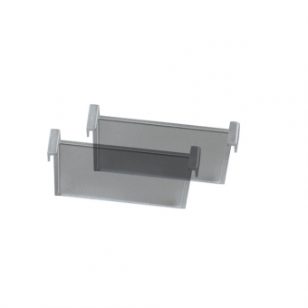 Trennsteg, 200er - graphit-transluzent cuisio Trennsteg 2 x B 88 mm, graphit