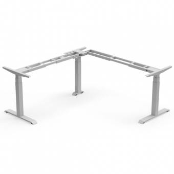 Elektrisches Eck-Tischgestell bis 180 kg belastbar, für 100x400 cm max. Plattengröße 