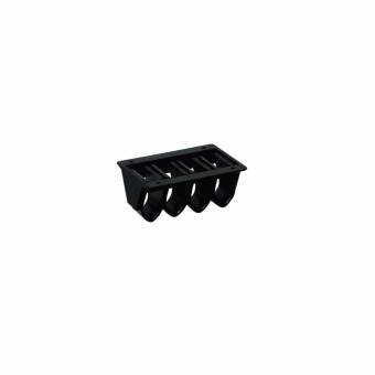 Kabelklemme Exit H 30 mm für 5 x 4 Kabel schwarz Kabel-Klemme schwarz L 91 mm