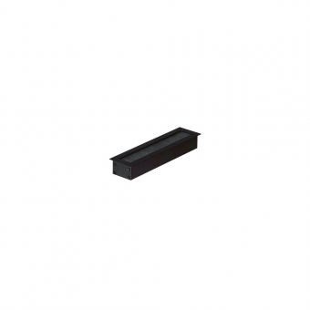 Kabeldurchlass Exit NC schwarz 45 x 180 mm Exit NC 45 x 180 x 25 mm Alu / schwarz