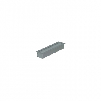 Kabeldurchlass Exit NC Aluminium-Optik 45 x 180 mm Exit NC 45 x 180 x 25 mm Alu / alu
