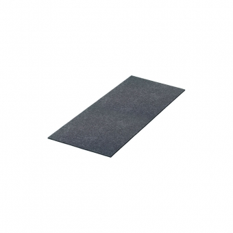 Filzeinlegematte Bowl 1200 x 472 x 3 mm, schwarz 
