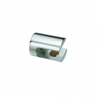 Träger für Glastablare Ø 16 mm für 4-6 mm Glasstärke verchromt poliert Klemmträger rund Ø 16 / 4-6 mm Glas, chrom pol.