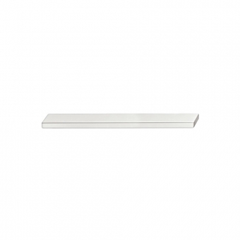Möbelgriff, Stahl - verchromt matt - B 202 x H 20 mm Möbelgriff, Stahl - verchromt matt - B 202 x H 20 mm