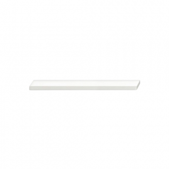 Möbelgriff, Stahl - verchromt matt - B 140 x H 20 mm Möbelgriff, Stahl - verchromt matt - B 140 x H 20 mm