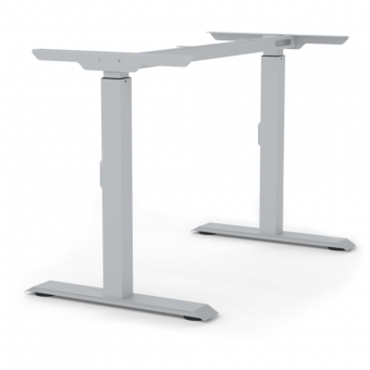 Manuell höhenverstellbares Tischgestell bis 80 kg belastbar, für 100x220 cm max. Plattengröße 