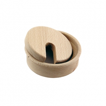 Kabeldurchlass Holz lackiert, Ø 80 mm, aus verschiedenen Hölzern 