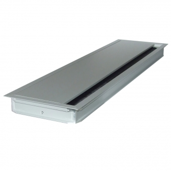 Kabeldurchführung EXIT G14Z Soft Close 120 x 450 mm Exit G14Z + Dämpfung alu - 120x450x25 mm