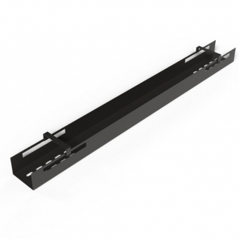 Kabelwanne K-BOX Smart - Stahl zum Anschrauben L1150xT136xH77 mm, schwarz