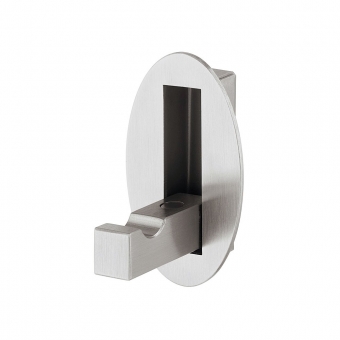 Edelstahl Garderobenhaken, 38 x 60 mm 