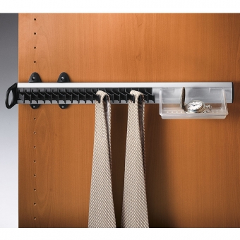 Halter ausziehbar für Krawatten mit Schale - B 500 mm 