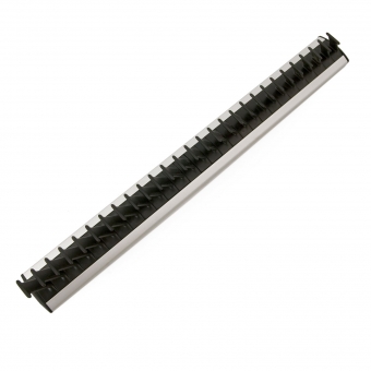 Krawattenhalter fest montiert - B 432 mm Halter Farbe Schwarz, fest montiert