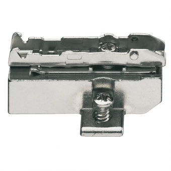 Kreuzmontageplatte vormontiert - 6 mm Distanz 1D-Kreuz-MPL inkl. Euroschrauben, H 6 - HV +/-2