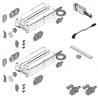 SERVO-DRIVE flex Set für Einbaukühlkombination 