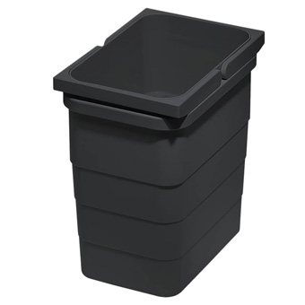 Abfallbehälter 5,5 Liter, H 220 mm dunkelgrau 