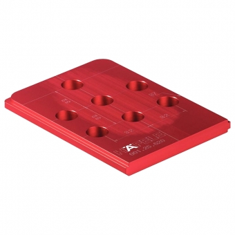Red Jig Bohreinsatz Raster 37/ 69 mm, Lochgruppenbohrung