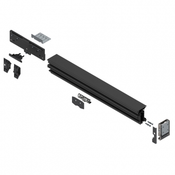 802M8003.L3 REVEGO uno + duo Montage-Set Montageset für Einzeltür LWA 800 mm mit Doppeltür, links