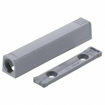 TIP-ON 956A1201 Adapterplatte gerade 20/32 mm, grau Adapterpl. Tip On Tür lang - R736