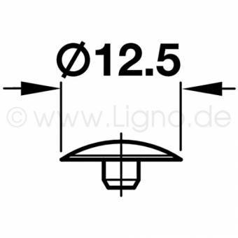 Abdeckkappen für Innensechskant 8mm schwarz 12 Stk. Schraubenabdeckung