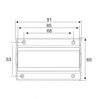 Kabelklemme Exit H 30 mm für 5 x 4 Kabel grau Kabel-Klemme grau L 91 mm