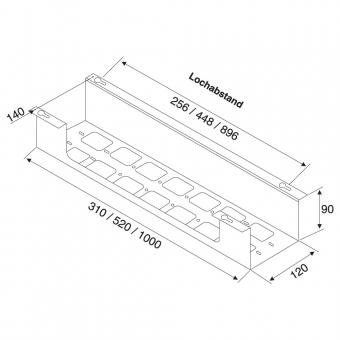 2x Kabelkanal Schwarz, 40x25mm, 1m Lang – Zum Schrauben, Für Aufputz-Installation