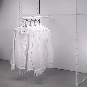 FKhanger Ausziehbare Kleiderstange – 30-60 Cm, Verstellbarer Schrankorganizer Für Hosen, Mäntel & Mehr