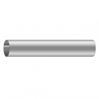 Gewindehülse für Gewinde M4 und Bohr-Ø 5 mm L 18 mm