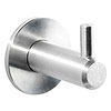 Edelstahl Kleiderhaken PERCHA 1 Edelstahl-Haken PERCHA 1 - Länge 42 mm - ø 14 mm - inkl. Befestigung