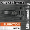 CLIP top BLUMOTION 110 Grad Mittelanschlag, onyxschwarz 
