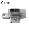 175H7190 CLIP top Kreuzmontageplatte Kreuzmontageplatte 9 mm Distanz - 17,5 mm Höhe