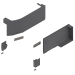 23K8000 Aventos HK Abdeckkappen-Set tiefgrau für SD