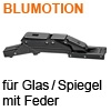 BLUMOTION CRISTALLO Scharnier 110° gedämpft, onyxschwarz 71B4500C Cristallo Scharnier, gedämpft - schwarz